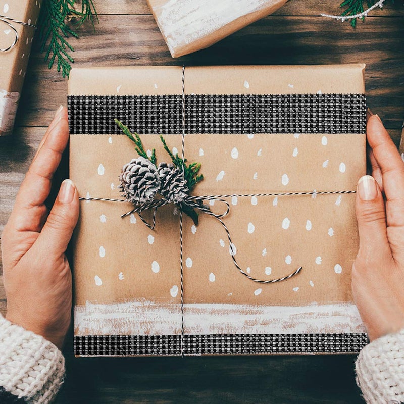 BTSD-home 20Yards Rhinestone Diamond Ribbon Roll for Wedding Cakes, Birthday Decorations, Baby Shower Events, Arts and Crafts Projects 2 Rolls (Black) - Image 4